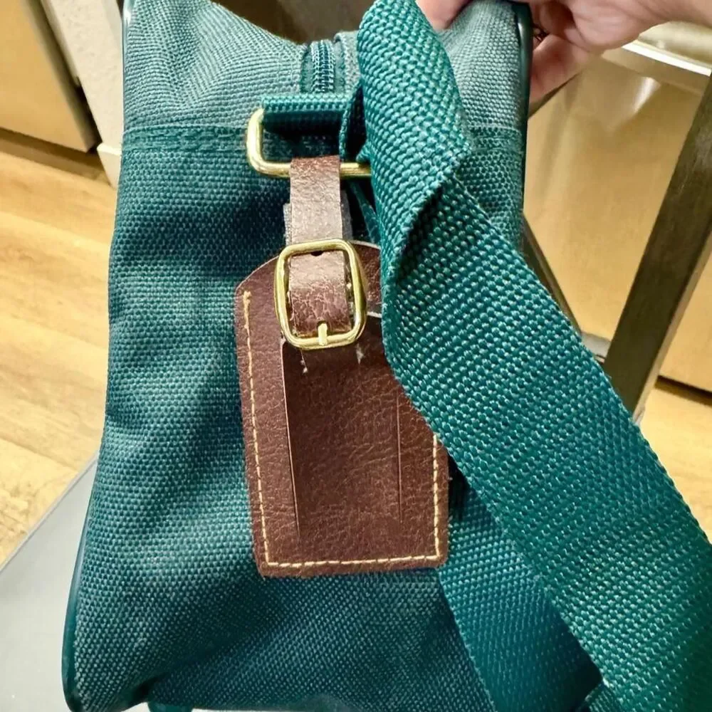 Vintage Jaguar Men's Green Overnight Bag